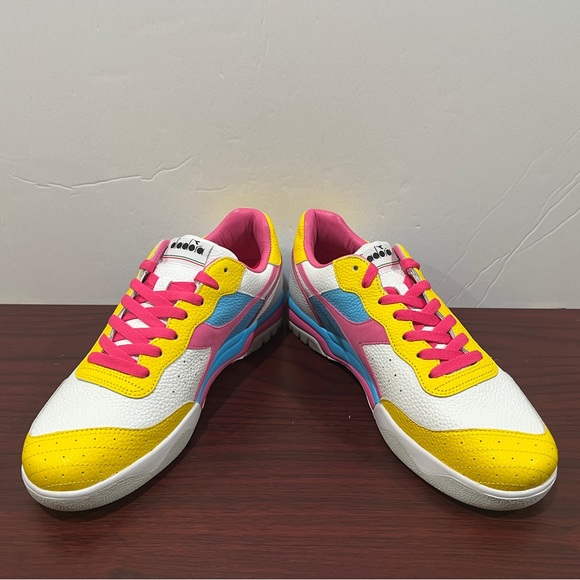 Diadora x DJ Luian, Maverick, Blue, White, Yellow & Pink - Picture 10 of 15
